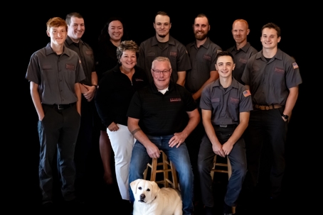 Photo of the Kearns Mechanical Team